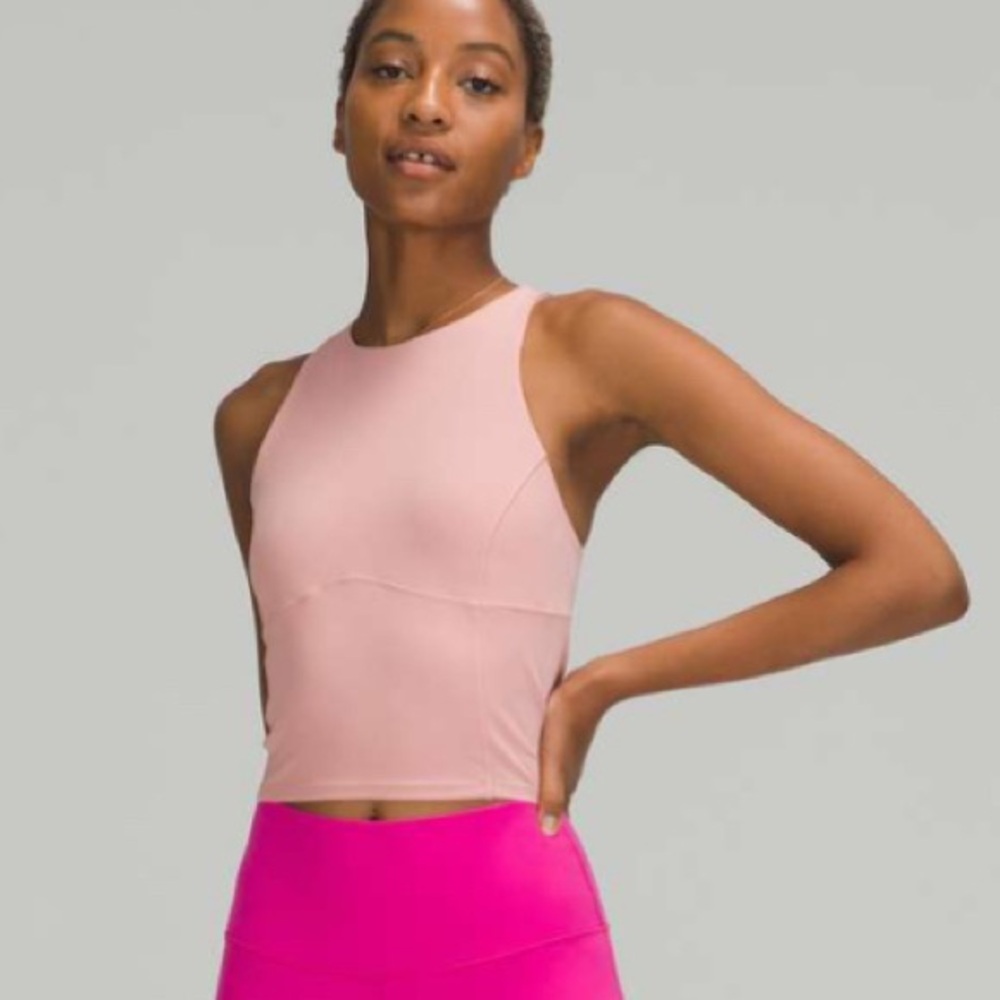 Lululemon Key to Balance Tank Top, Pink Puff, 
Size 8-NWOT